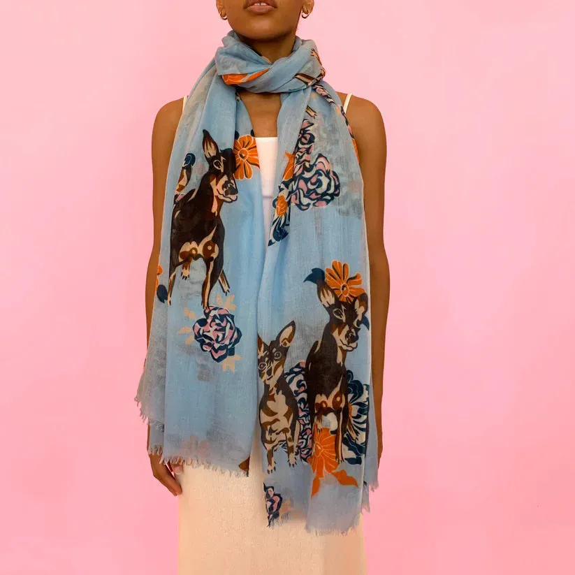 SIMONE BRUNS - DOG CASHMERE SCARF