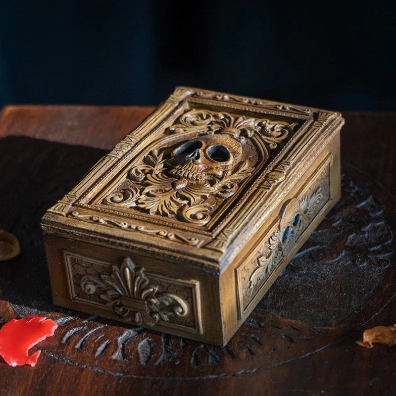 Skull Tarot Trinket Box