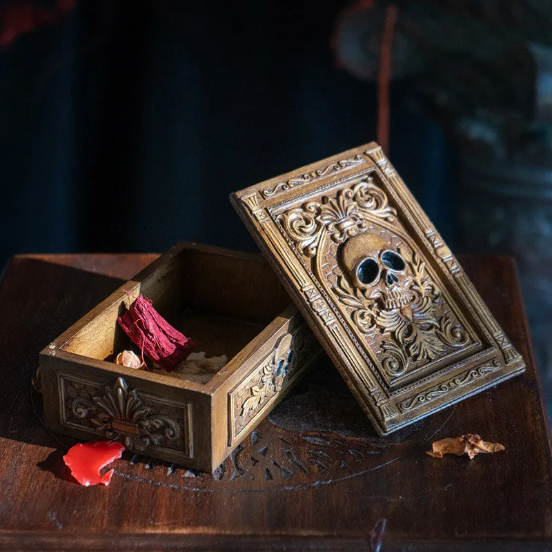 Skull Tarot Trinket Box