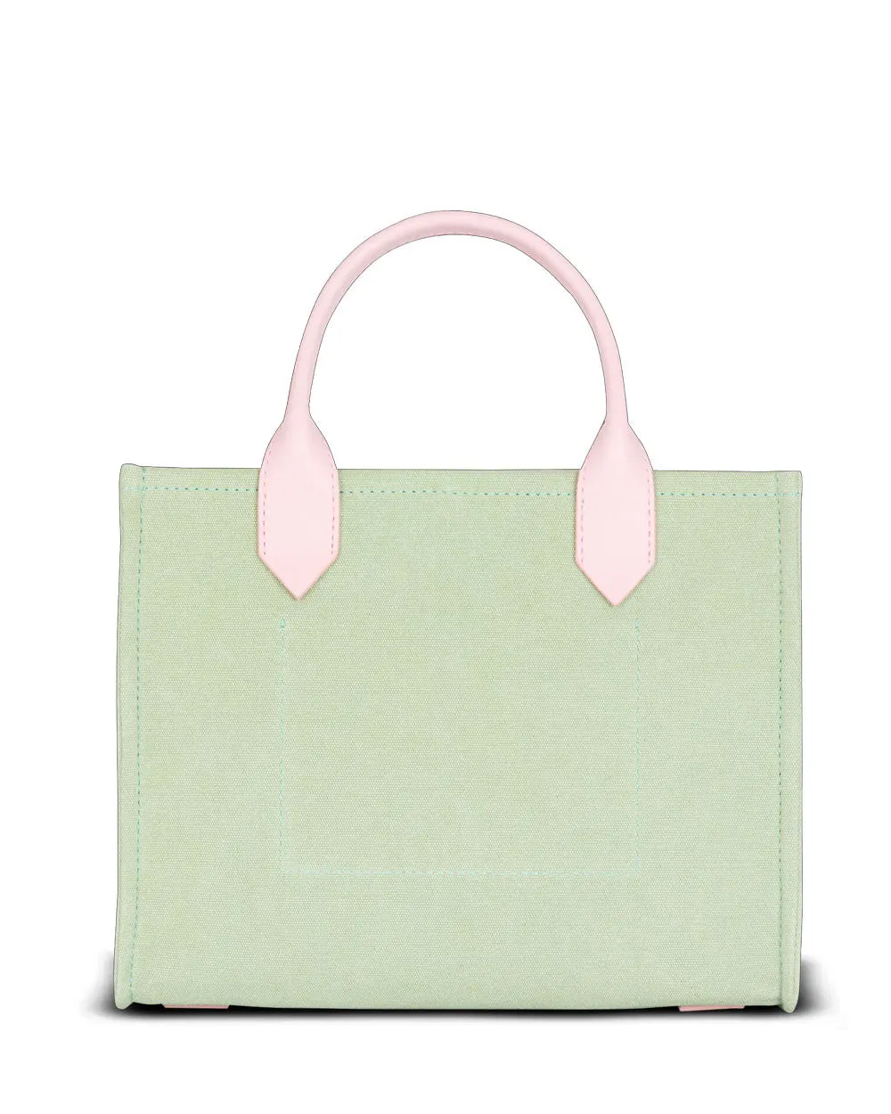 Small B-Army Canvas Shopper Tote Bag