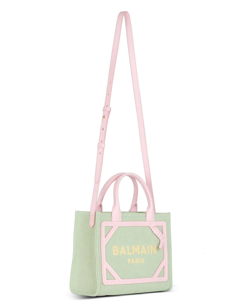 Small B-Army Canvas Shopper Tote Bag