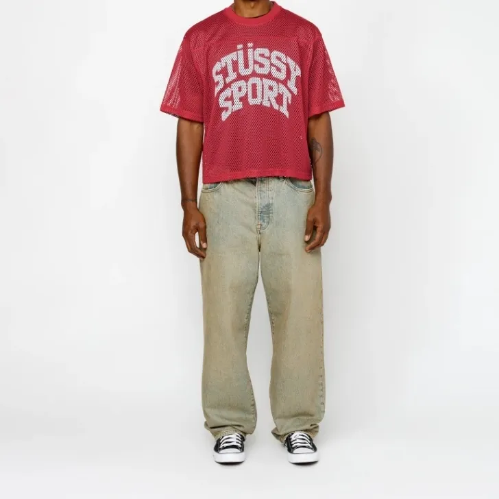 STUSSY  |Unisex Street Style Plain Oversized Logo Skater Style