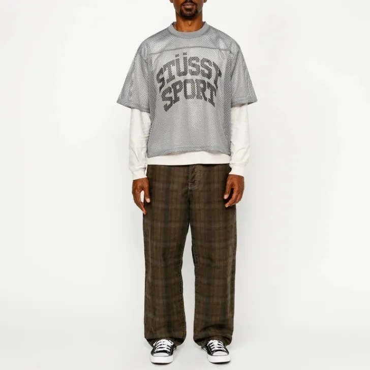 STUSSY  |Unisex Street Style Plain Oversized Logo Skater Style