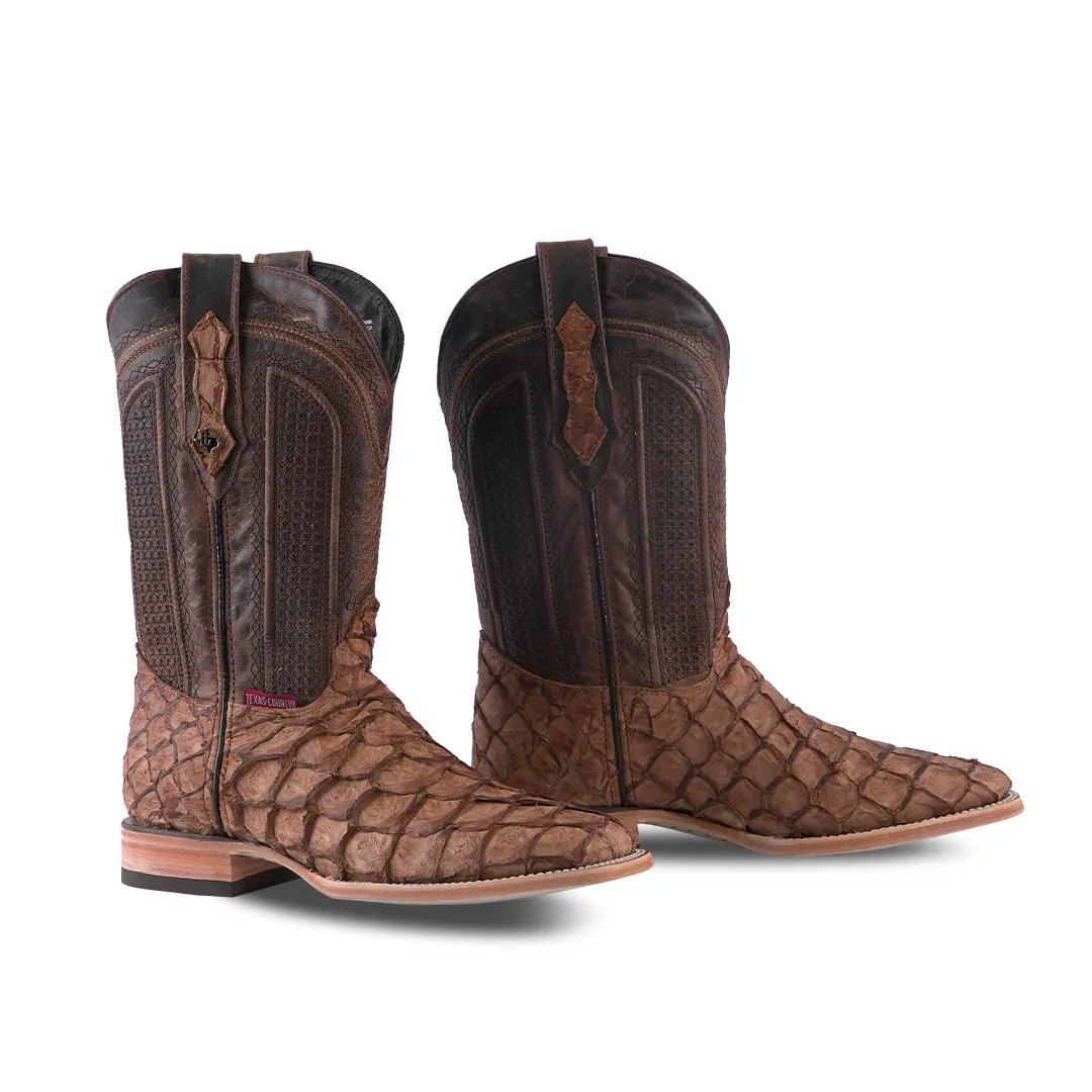 Texas Country Exotic Boot Pez Charuto Viejo Rodeo