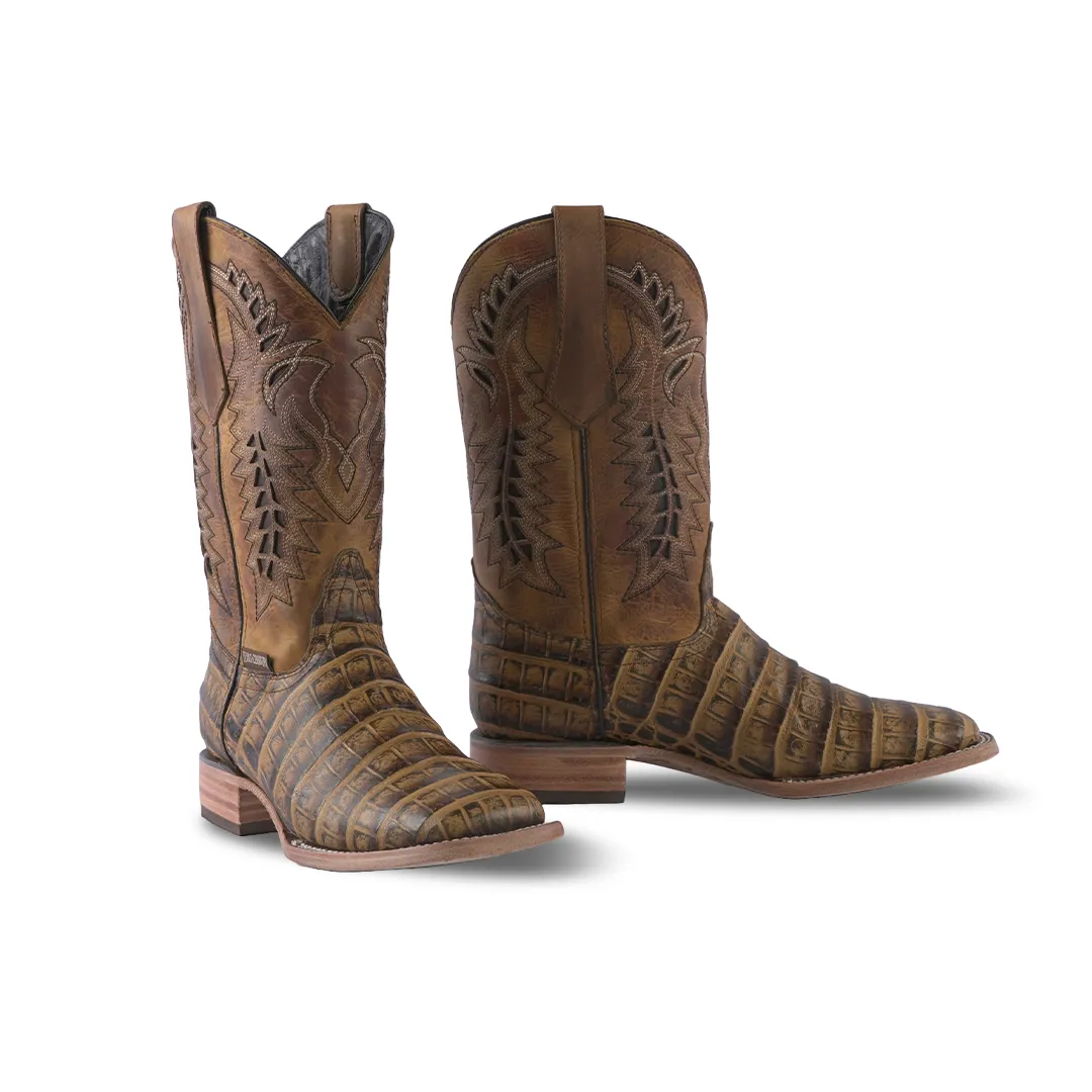 Texas Country Western Boot Belly American Orix Square Toe E642