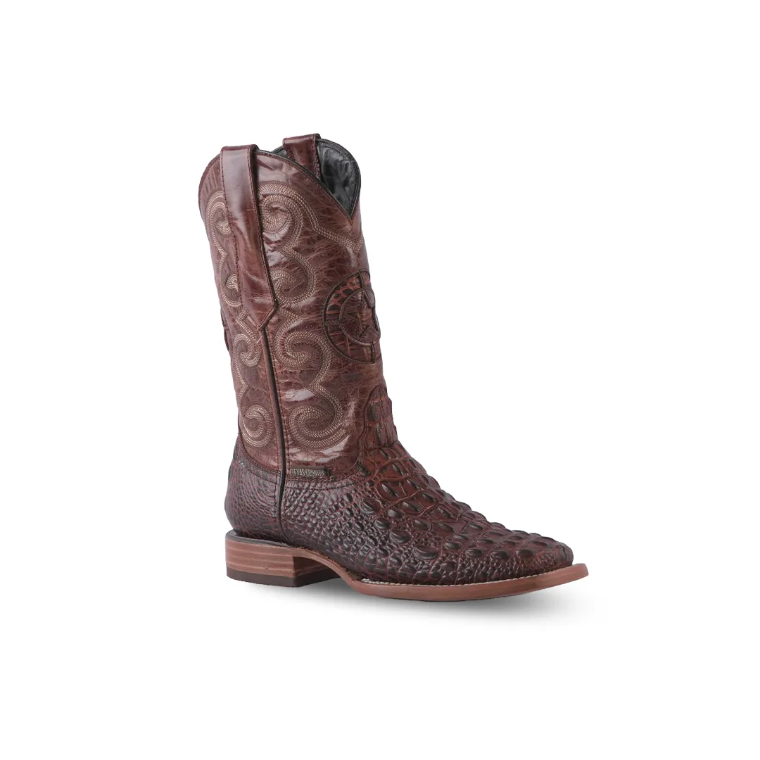 Texas Country Western Boot Lomo Morelleti Cognac Manglar E452