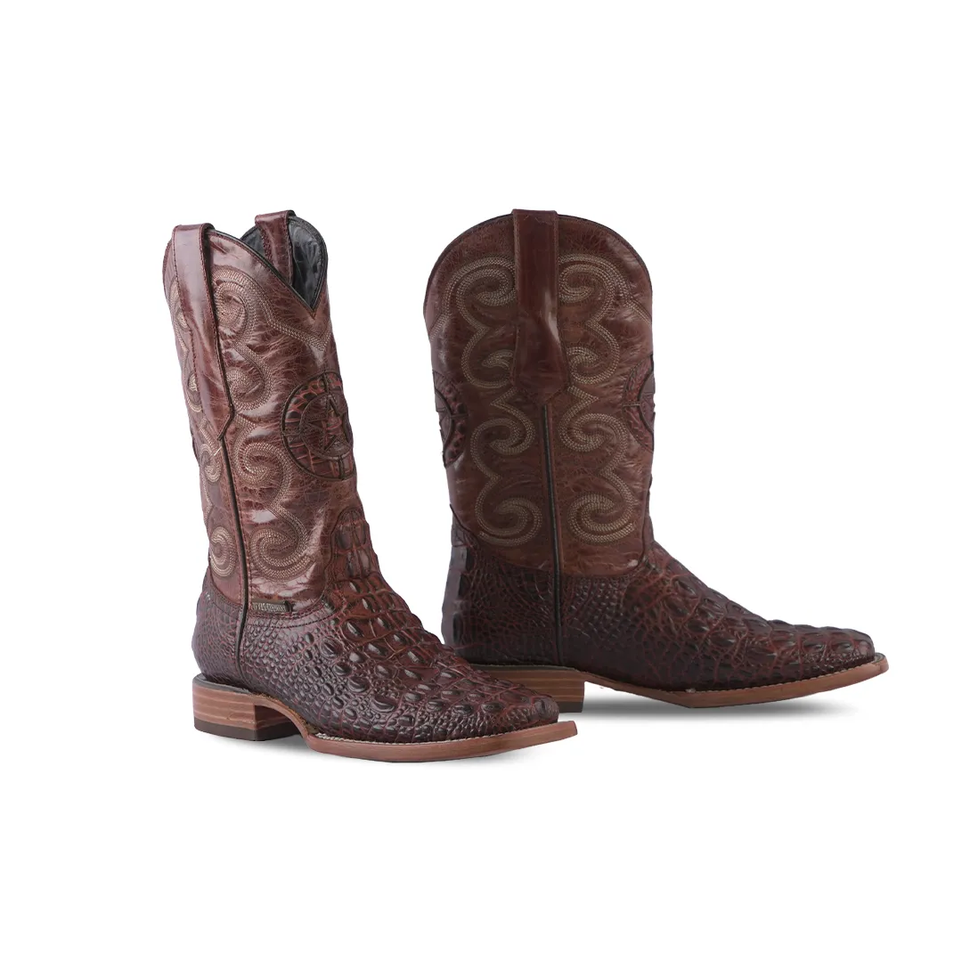 Texas Country Western Boot Lomo Morelleti Cognac Manglar E452