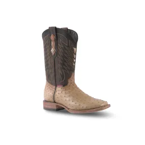 Texas Country Western Boot Ostrich Orix Square Toe AV20