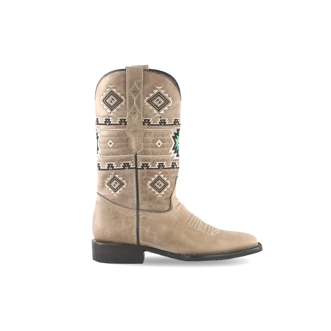 Texas Country Western Womens Boot Siberia Paja Square Toe E791