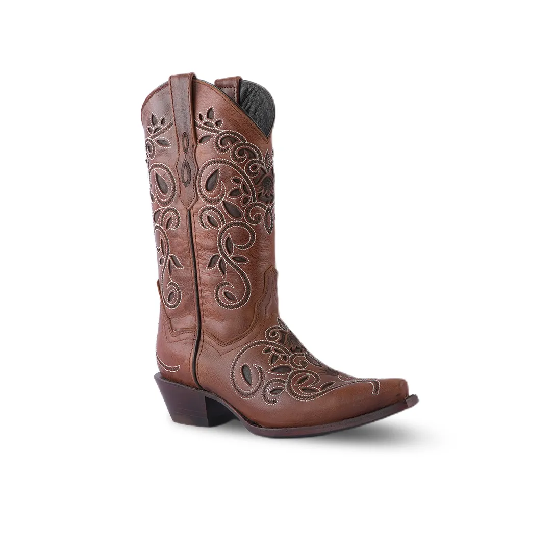 Texas Country Womens Western Boot Cater Tabac E722