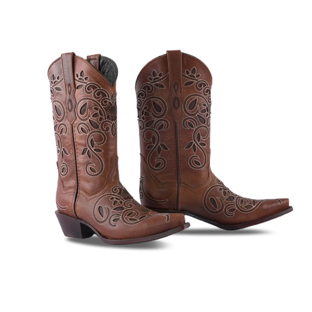 Texas Country Womens Western Boot Cater Tabac E722