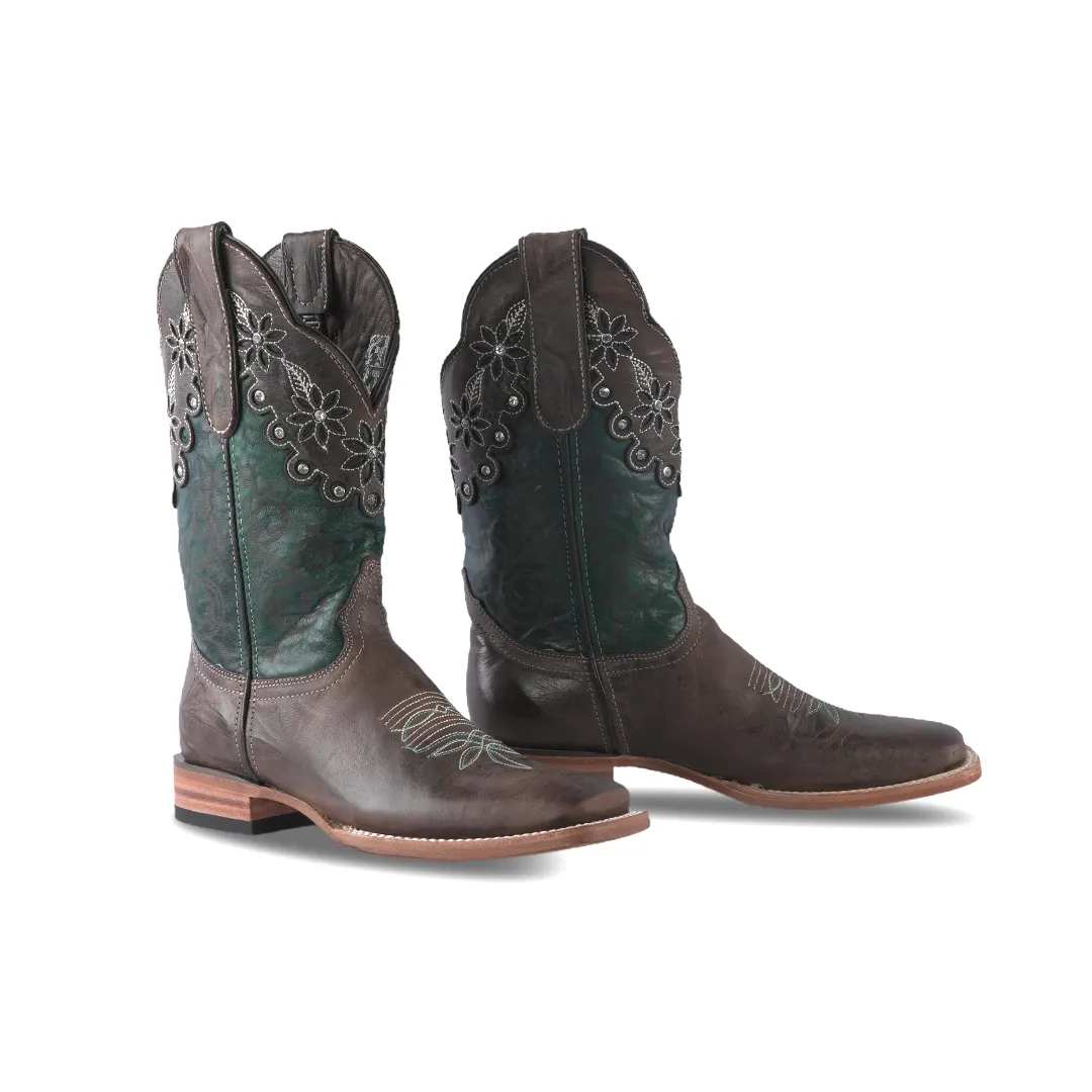 Texas Country Womens Western Boot Cedro Tabaco E387