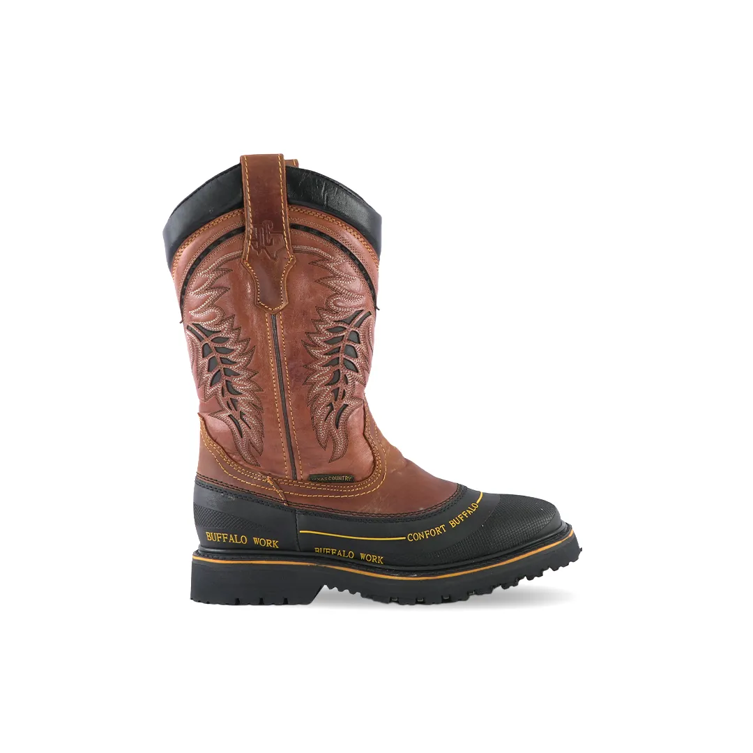 Texas Country Work Boot Crazy Miel 6048