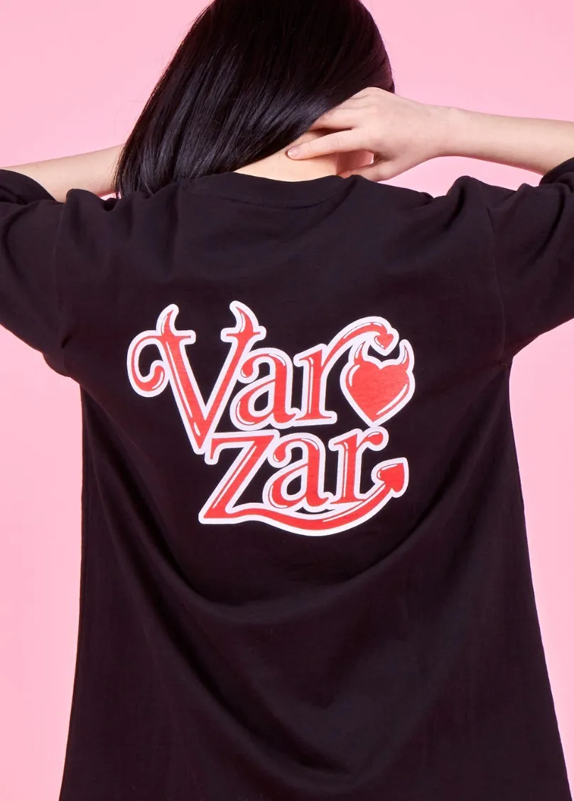 VARZAR  |Unisex Street Style U-Neck Cotton Short Sleeves Oversized