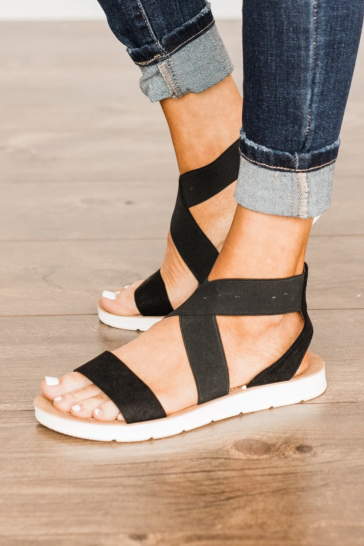 Very G Misty Sandals- Black