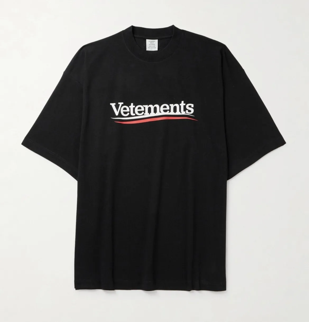 VETEMENTS  |Street Style Cotton Short Sleeves Oversized Logo T-Shirts