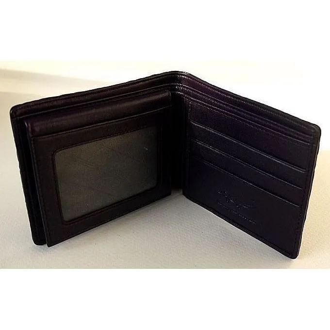 Violet Crocodile Mens Wallet