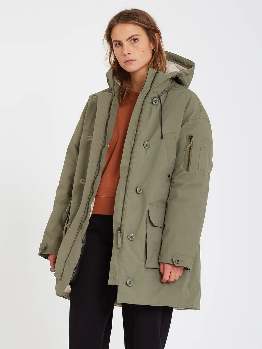 Warmer N Over 5K Parka - ARMY GREEN COMBO