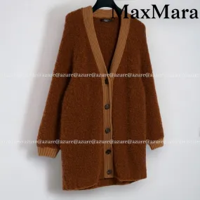 Weekend Max Mara  |Casual Style Wool Blended Fabrics Street Style Long Sleeves