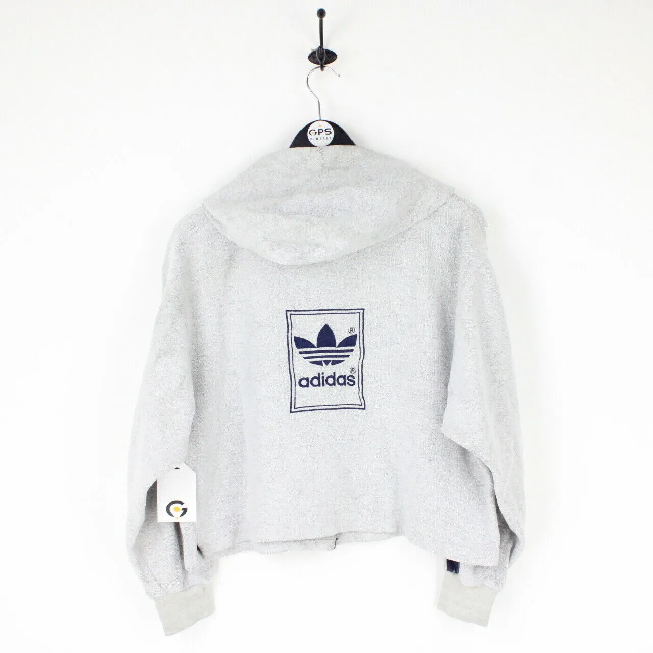 Womens ADIDAS 90s Hoodie Grey | Medium